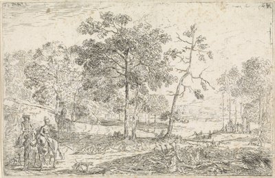 Landscape with Riders by Jan Palthe