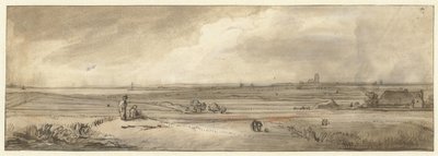 View of Naarden, Seen from Muiderberg by Jan Ruyscher