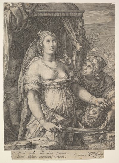 Judith and the Head of Holofernes by Jan Saenredam