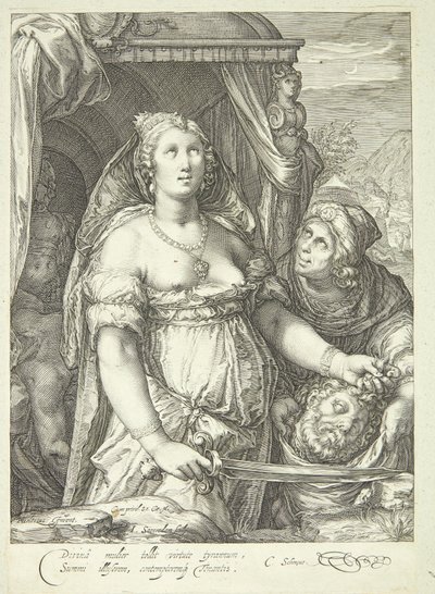 Judith with the Head of Holofernes by Jan Saenredam