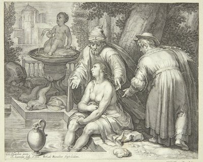 Susanna and the Elders by Jan Saenredam