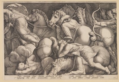 The Punishment of Niobe (Plate 2) by Jan Saenredam
