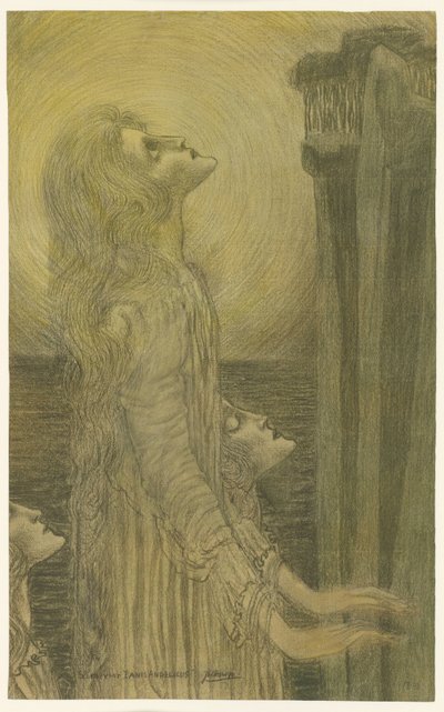 Sketch for Panis Angelicus by Jan Toorop