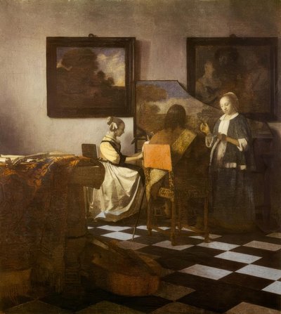 The Concert by Jan Vermeer van Delft