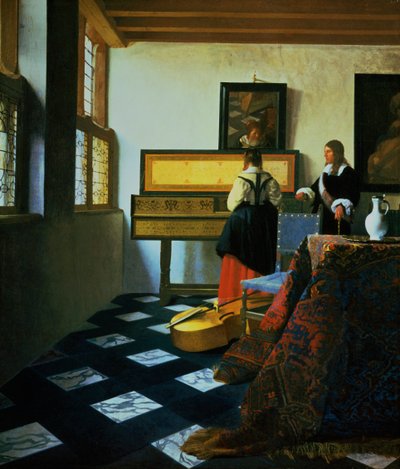 Lady at a Virginal by Jan Vermeer van Delft