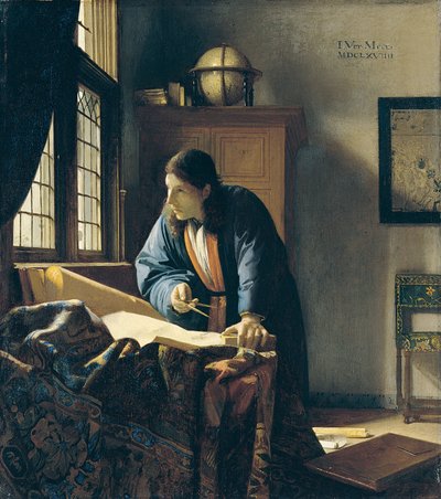 The Geographer by Jan Vermeer van Delft