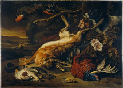 Hunting Still Life by Jan Baptist Weenix