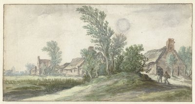 View of a Village by Jan van Goyen (possibly)