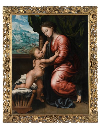 Virgin with Child by Jan van Hemessen