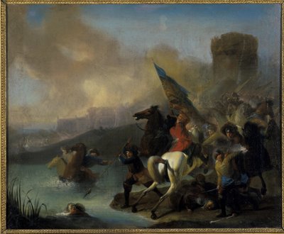 Battle Scene by Jan van Huchtenburgh