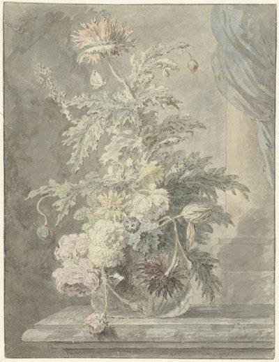 Vase with Flowers by Jan van Huysum (possibly)