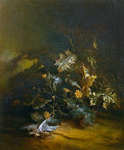 Thistles by Jan van the Elder Kessel