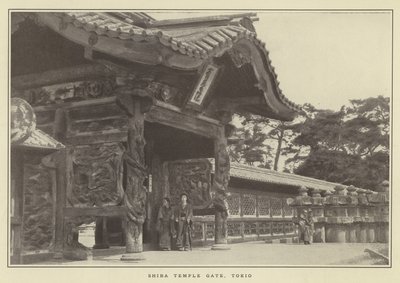 Shiba Temple Gate, Tokyo by Japanese Photographer