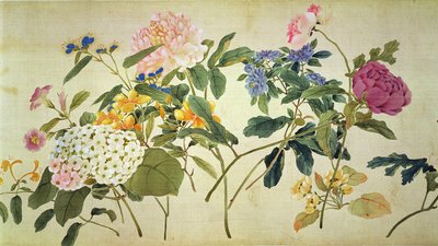 Botanical Study of Flowers by Japanese School