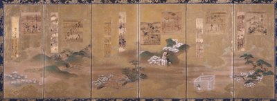 Views and Poems of the Twelve Months by Japanese School