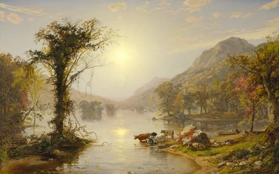Autumn on Greenwood Lake, 1861 by Jasper Francis Cropsey