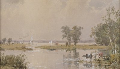 Hackensack Meadows by Jasper Francis Cropsey