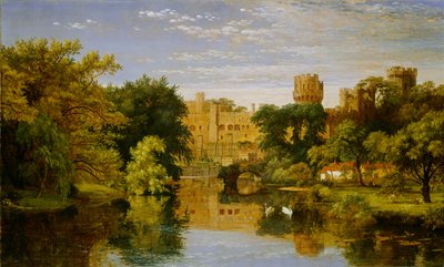 Warwick Castle, England by Jasper Francis Cropsey