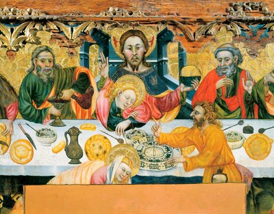 The Last Supper (detail) c.1370-1400 by Jaume the elder Ferrer