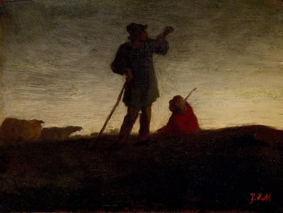 Recalling the Flock by Jean Francois Millet