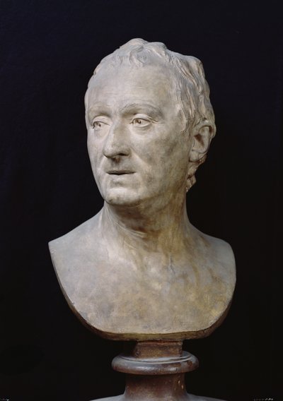 Bust of Denis Diderot by Jean Antoine Houdon