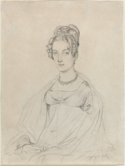 Mrs. Edward Dodwell by Jean Auguste Dominique Ingres