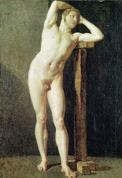 Study of a Man, c.1801 by Jean Auguste Dominique Ingres
