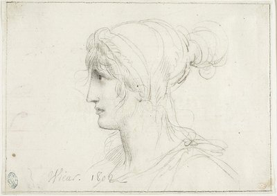 Profile of a Woman by Jean Baptiste Joseph Wicar