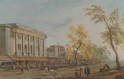 The Theatre des Italians by Jean Baptiste Lallemand