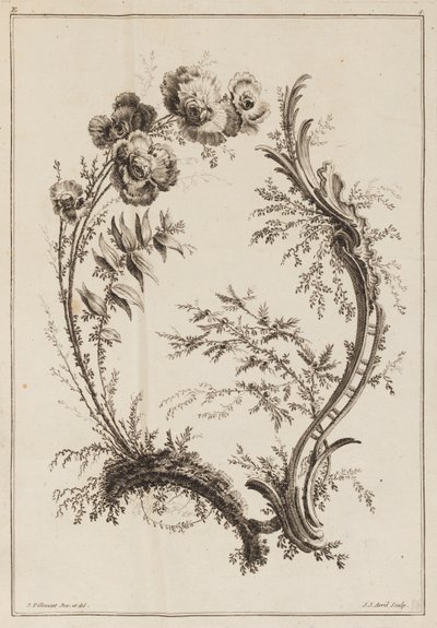 Flower Bough by Jean Baptiste Pillement