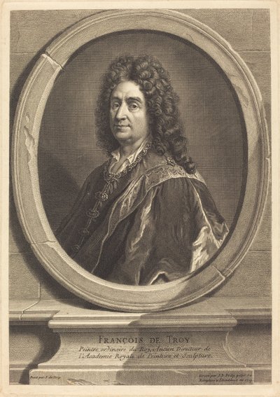 Francois de Troy by Jean Baptiste de Poilly after François