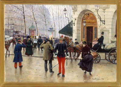 The Vaudeville Theatre by Jean Beraud