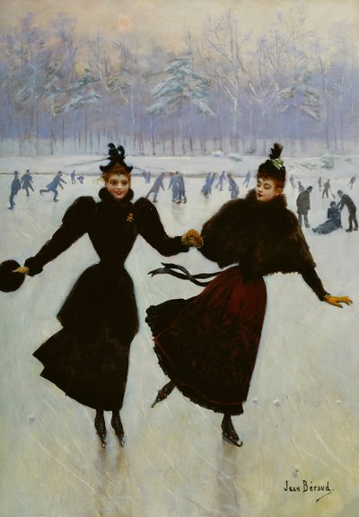 The Skaters, c. 1890 by Jean Beraud