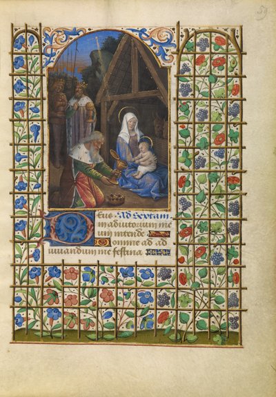 The Adoration of the Magi by Jean Bourdichon