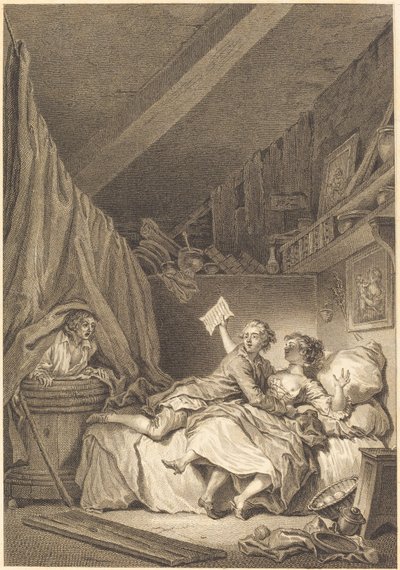 The Cobbler by Jean Dambrun after Jean Honoré Fragonard