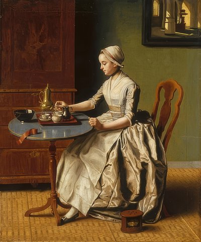 The Chocolate Girl. c1745 by Jean Étienne Liotard