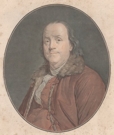 Benjamin Franklin by Jean Francois Janinet