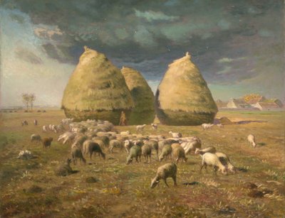 Haystacks: Autumn by Jean Francois Millet