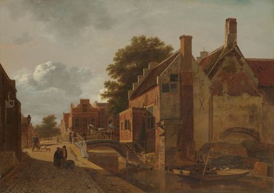 The Kalvermarkt, The Hague by Jean François Valois