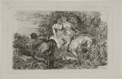 Cloelia and Her Companions by Jean Honore Fragonard