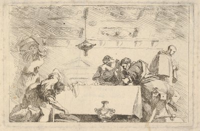 The Last Supper by Jean Honore Fragonard