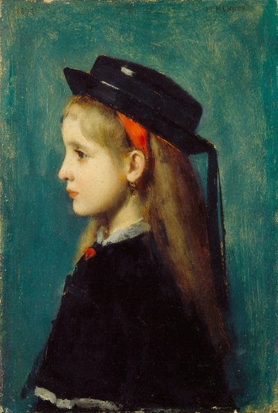 Alsatian Girl, 1873 by Jean Jacques Henner