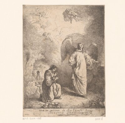 Annunciation by Jean Jacques II Lagrenee