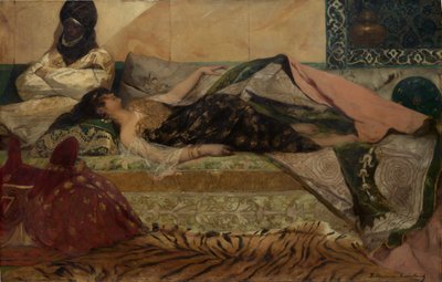 Odalisque by Jean Joseph Benjamin Constant