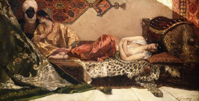 The Odalisque by Jean Joseph Benjamin Constant