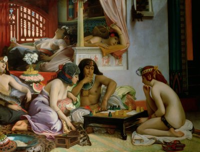 In the Harem by Jean Jules Antoine Lecomte du Nouy