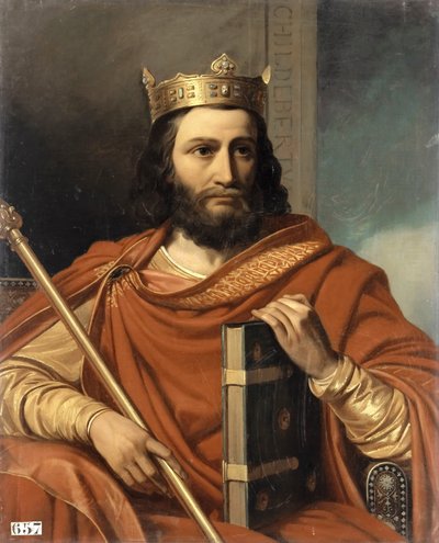 Childebert I, King of the Franks by Jean Louis Bezard