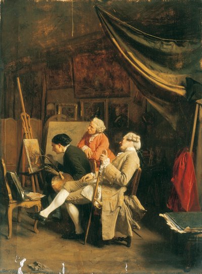 The Amateur Painters by Jean Louis Ernest Meissonier