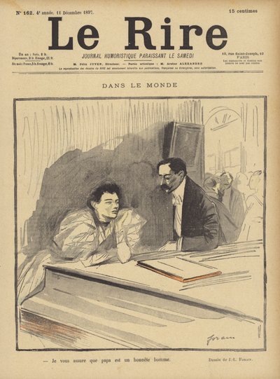 Illustration for Le Rire by Jean Louis Forain