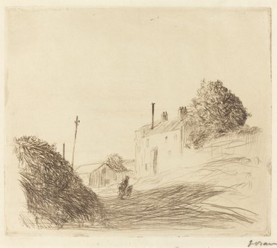 The Road to Rocquencourt by Jean Louis Forain